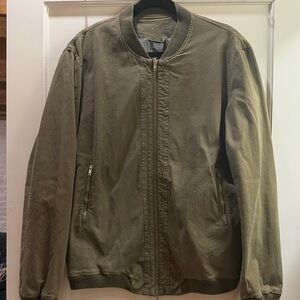 Lot 78 Men's Olive Bomber Jacket